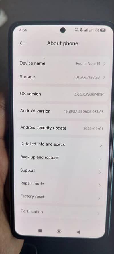 Xiaomi Redmi Note 14