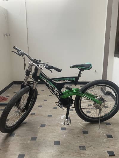 Morgan volvo mountain bike cycle with fat tyre