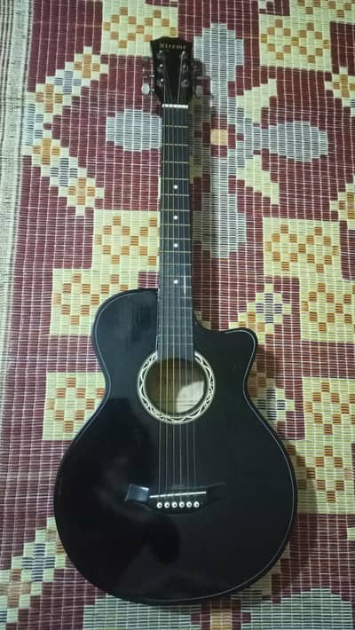 Black Acoustic Guitar