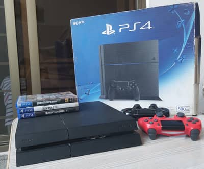 PS4 FAT 500GB - 2 ORIGINAL CONTROLLERS