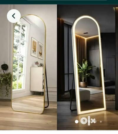 Standing mirror l full lenghty mirror l LED light mirror  03326037823