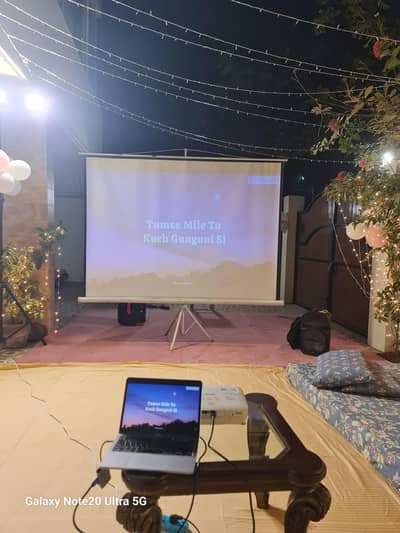 PROJECTOR AVALIBLE FOR MOVIE NIGHT