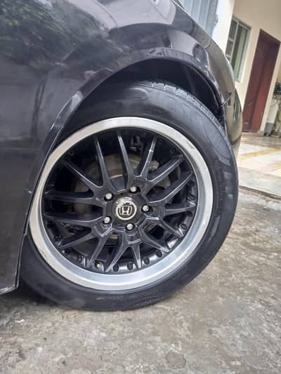 sports imported Alloy Rims with Tyres 17 inch