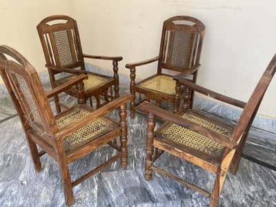 Wood chairs