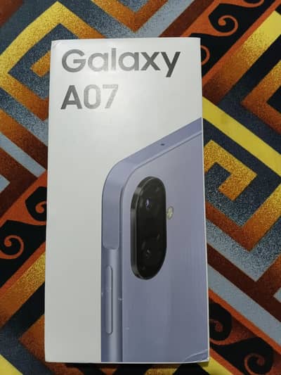 Samsung A07 6/128 variant with original charger, 15 days used