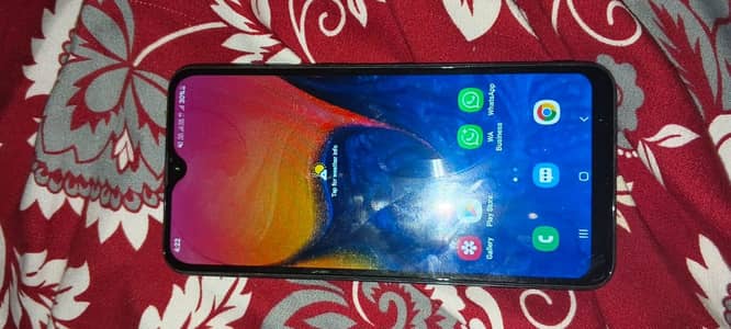 Samsung a10 with box charger