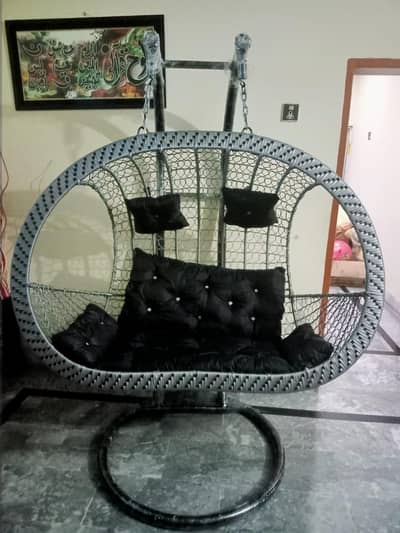 Shizi Egg Hanging Swing Chair Jhoola With Stand