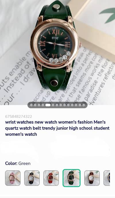 fashion Wrist watches