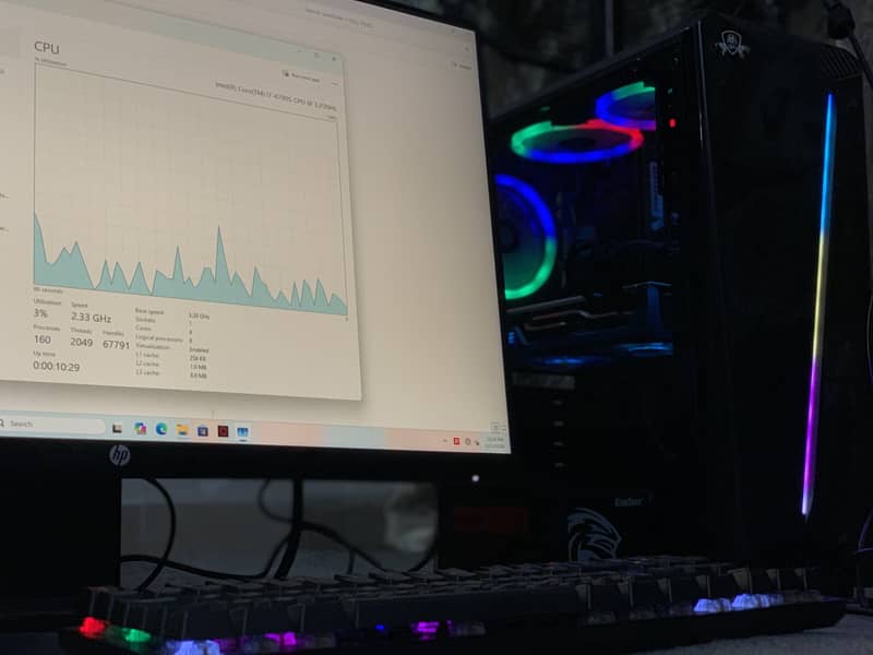 Gaming pc with full setup 1