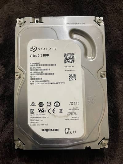 2 TB seagate internal Hard disk drive HDD