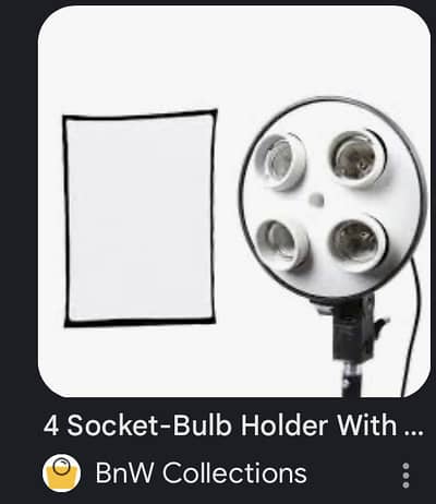 Softbox Octa light with bulbs