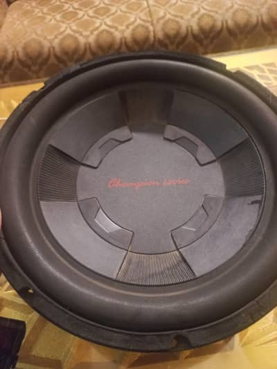 Car Amplifier, woofer and heavy duty box