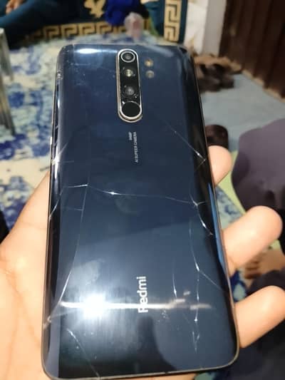 redmi not 8 pro 6 128  70persent condition back crack 03326293176