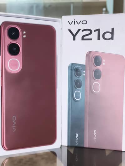vivo y21d 6/128 with complete box 9 month warranty