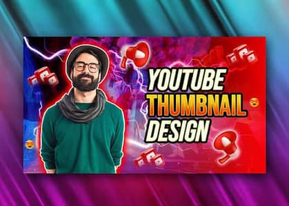 YouTube Thumbnail design