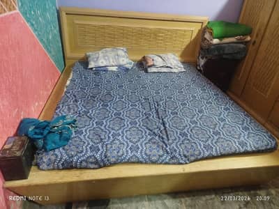 Double Bed with out foam Almari 3 Plies Divider 2 ply