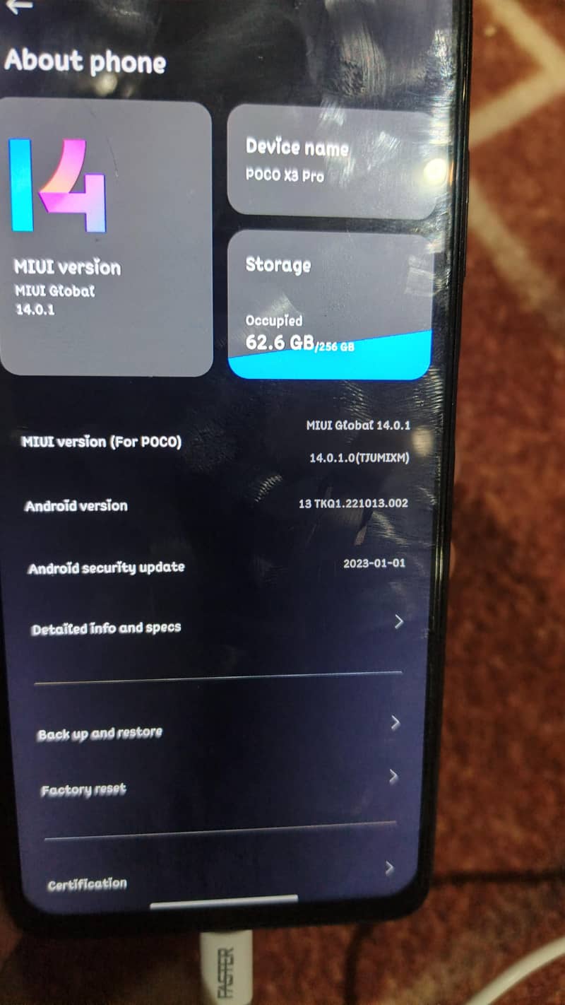 Poco x3 Pro exchange processing 1