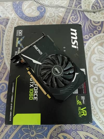 MSI GTX 1060 3gb graphics card for sale