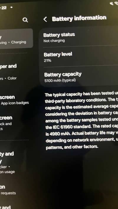 Samsung Tab A9 read desc