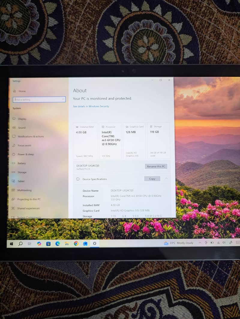 Microsoft surface pro 4 0