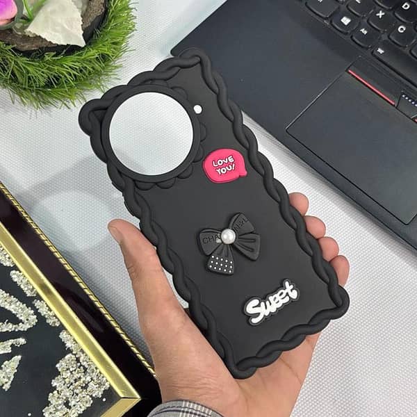 Tecno Camon 30S Cute 3D Love Case with Camera Protection