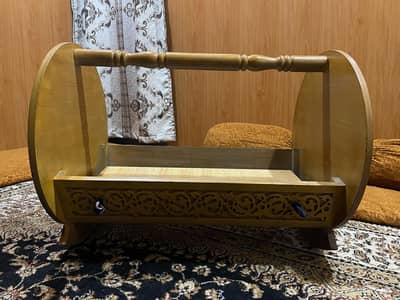 Wooden Cradle - Baby Bed for New Born.