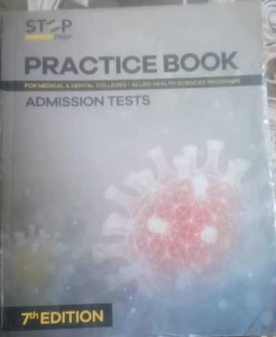practice book for MDCAT preparation.