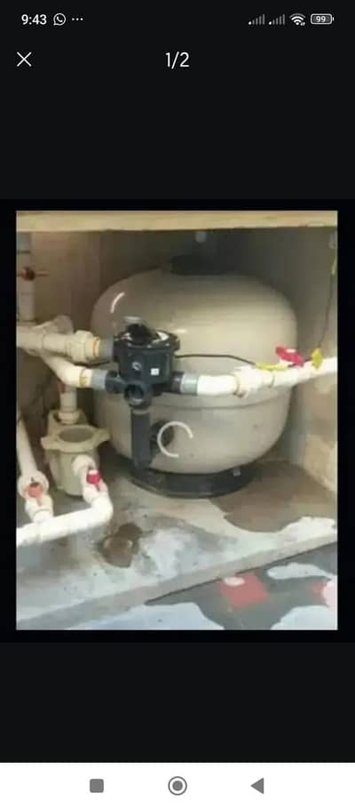 Swimming Pool Plant & RO Reverse Osmosis Water Filter Plant