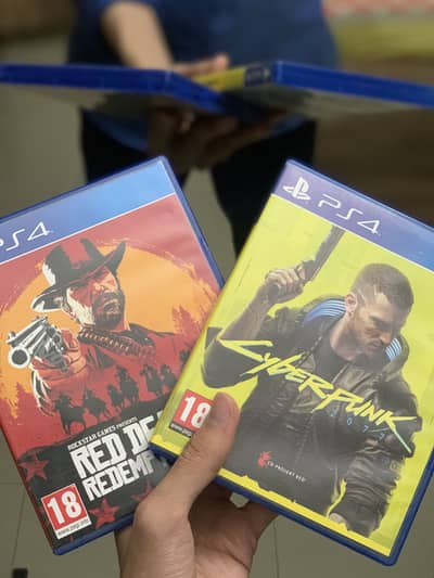 Red dead redemption 2 and Cyberpunk 2077 ps4 and ps5 discs