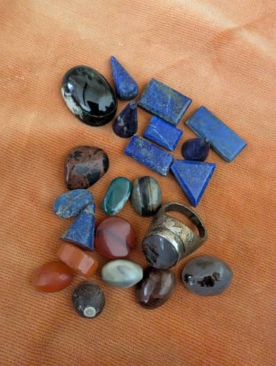 پرانے شجری عقیق اور لاجورد 03125544226