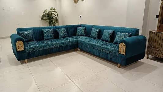 L shaped majlis sofas