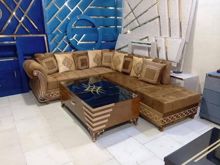 L shaped majlis sofas 2