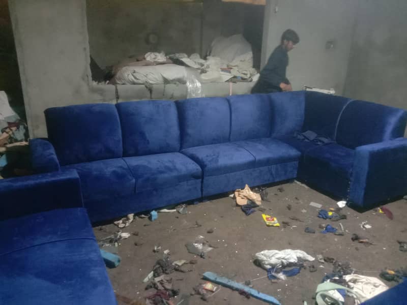 L shaped majlis sofas 5