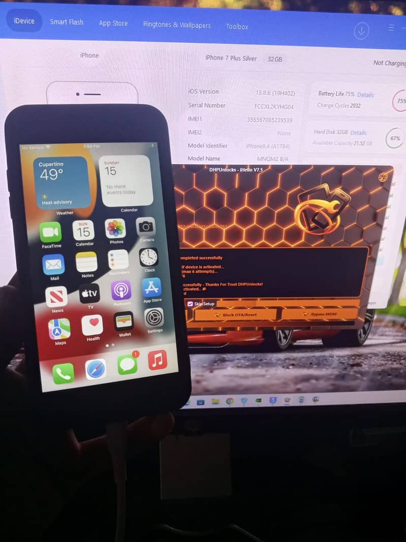 iphone and Android  services available  0