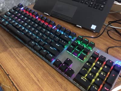 HP GK400Y Mechanical Gaming Keyboard – Full RGB LED – Brand New