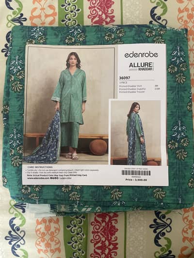 Edenrode Khaddar.  Colour sea green