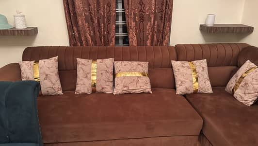 L shape sofa good condition