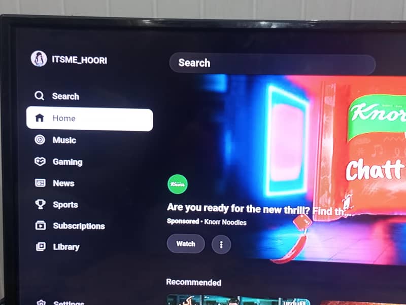 TV WITH ANDROID BOX 6