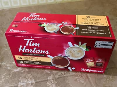 Tim Hortons French Vanilla and Hot chocolate