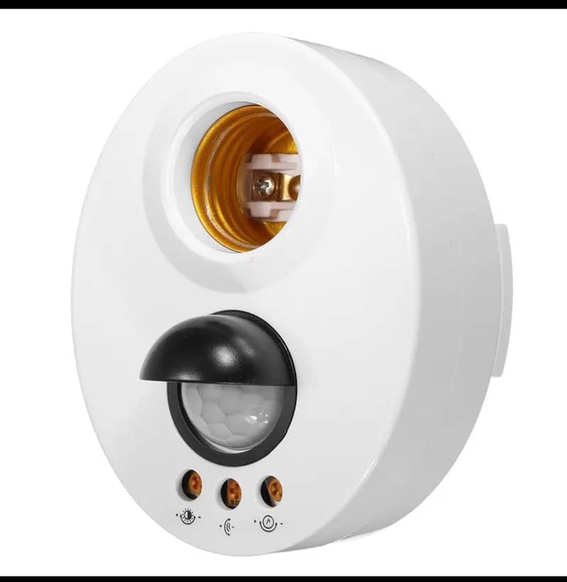 LED Bulb Light E27 Base PIR Motion Detector Automatic Human 0