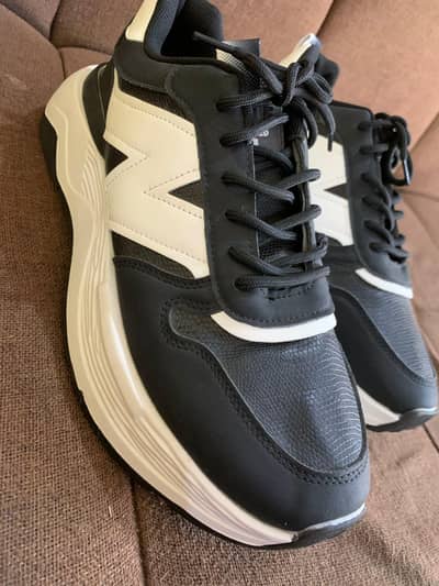 “N” design is a style inspired Black & White Casual jogers