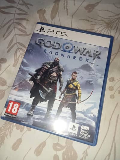 Scratchless PS5 God of war Ragnarok (Twice used only)