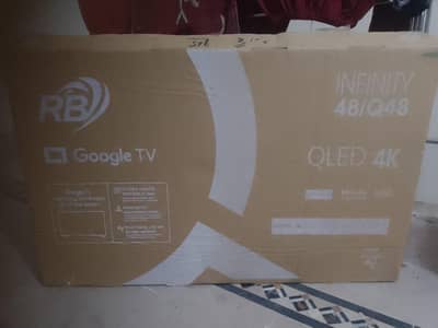 5 day used smart led TV double glass full hd