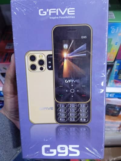 Gfive G95 Slider Mobile | 2.4" QVGA Display | Dual SIM | PTA Approved