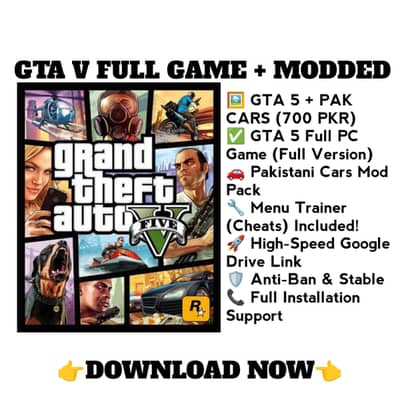 GTA 5 PC Full Game + Mods fast download