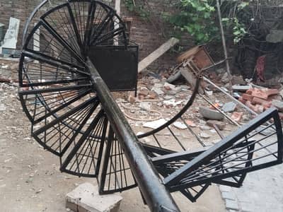 Iron Spiral Staircase | Heavy Duty | Lohay ki Gol Seeriyan