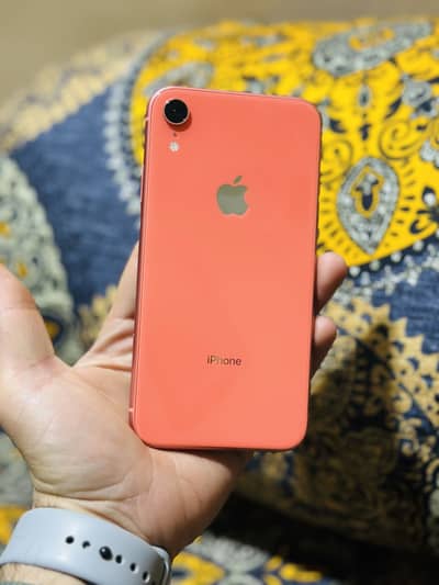 iPhone XR block 64gb ful genuin sit waterpack sim working