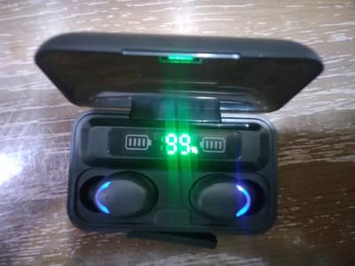 Title: TWS Earbuds with Display Screen & 4000mAh Power Case – Long Ba