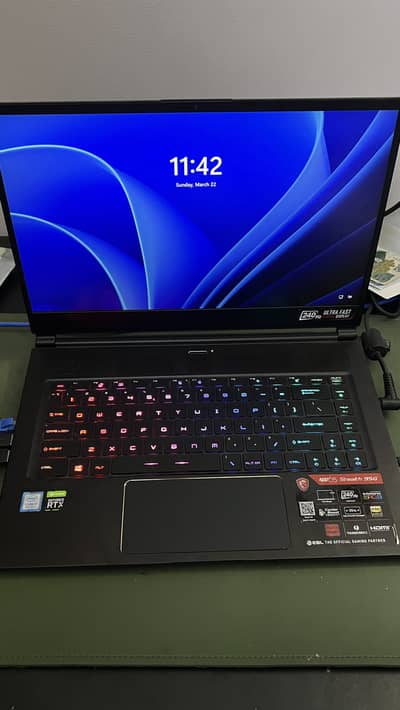 Msi Stealth RTX 2080 gaming laptop