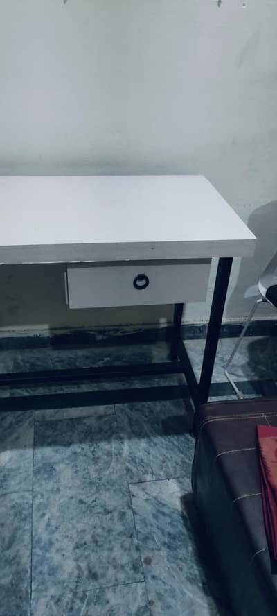 workspace and studie table with electric board